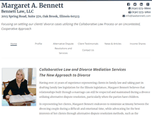 Tablet Screenshot of lawbennett.com